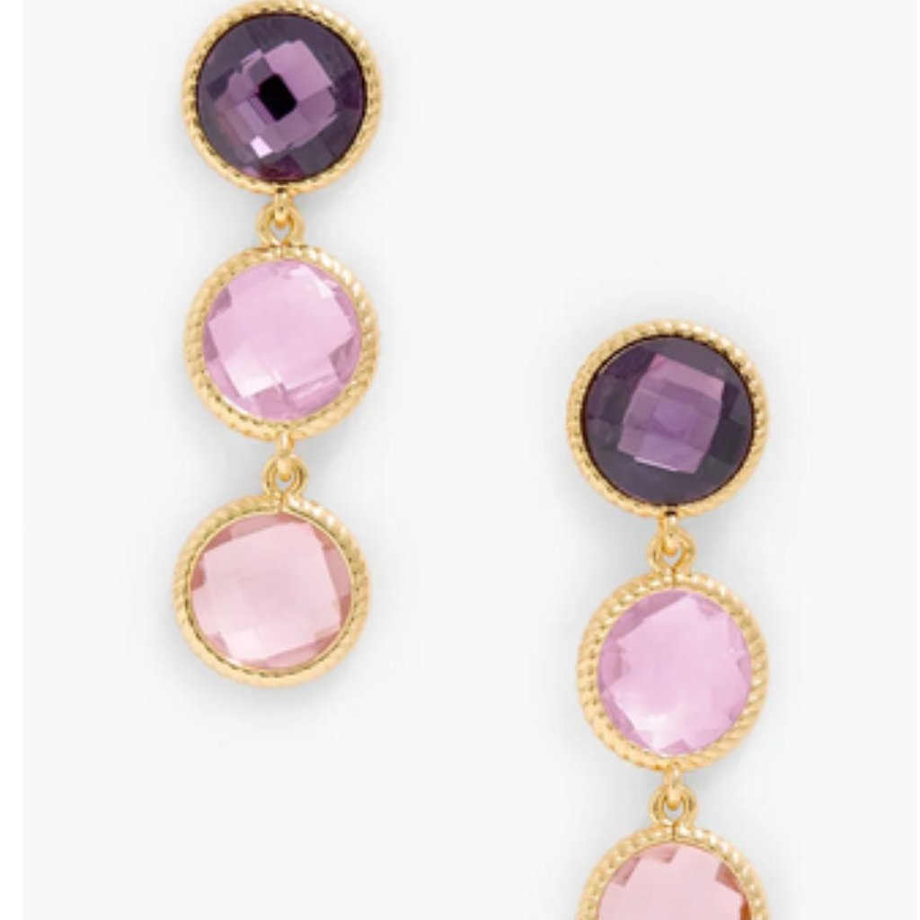 Talbots - Multi Stone Drop Earrings 49$